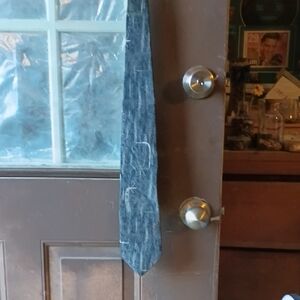 Black And Whitish Patterned Tie Kinda Camouflage